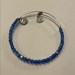 Alex and Ani Blue Beaded Bracelet